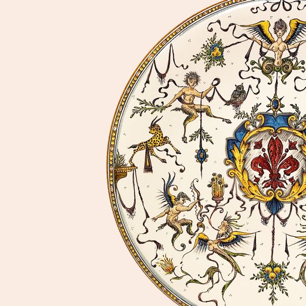 WALL PLATE CM.60D design: RAFFAELLESCO GROTTESCHE